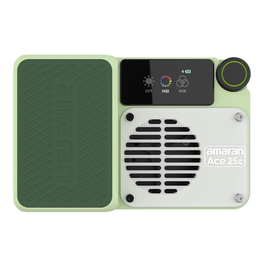 amaran Ace 25c Travel Ready Compact LED Light Creator Kit with Long-Lasting Battery (Green)