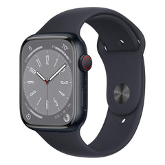Apple Watch Series 8, GPS + Cellular (Midnight Aluminum Case, Sport Band) (Certified Refurbished)
