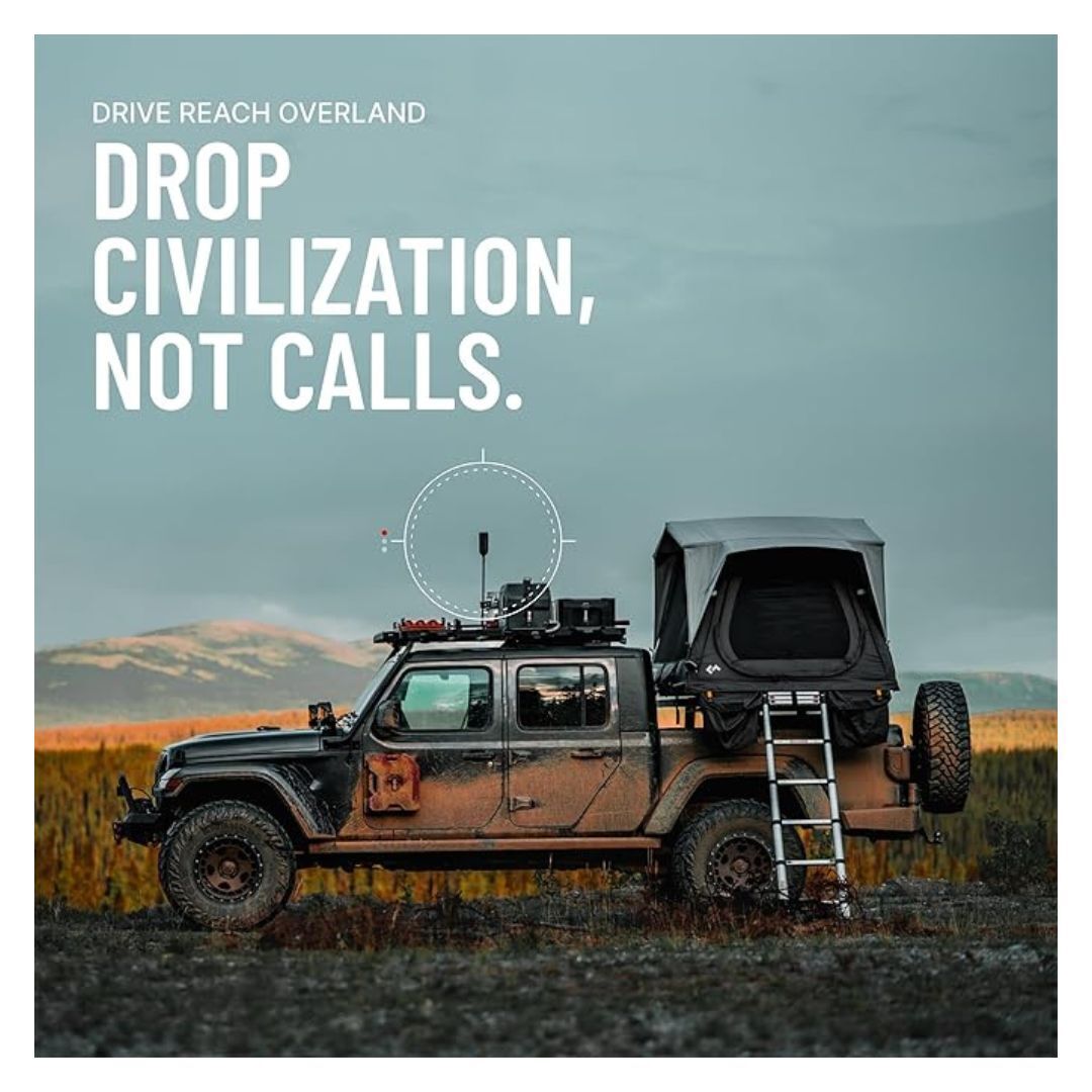 weBoost Drive Reach Overland Cellular Phone Signal Booster with Adjustable Outside Antenna Mount