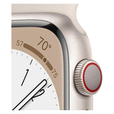 Apple Watch Series 8 GPS and Cellular Smartwatch (Starlight Aluminum with Sport Band, Refurbished)