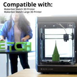 MakerBot 900-0116A Sketch Black, White, Gray, and Orange Tough PLA Filament (10-Pack)