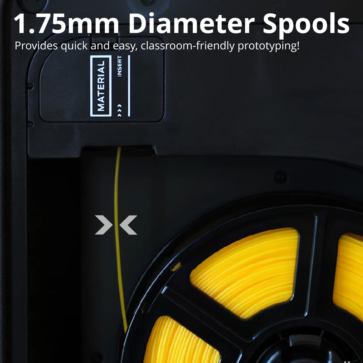 MakerBot 900-0056A Tough PLA Filament for Sketch 4 Pack (Orange, Stone White, Gray and Black)