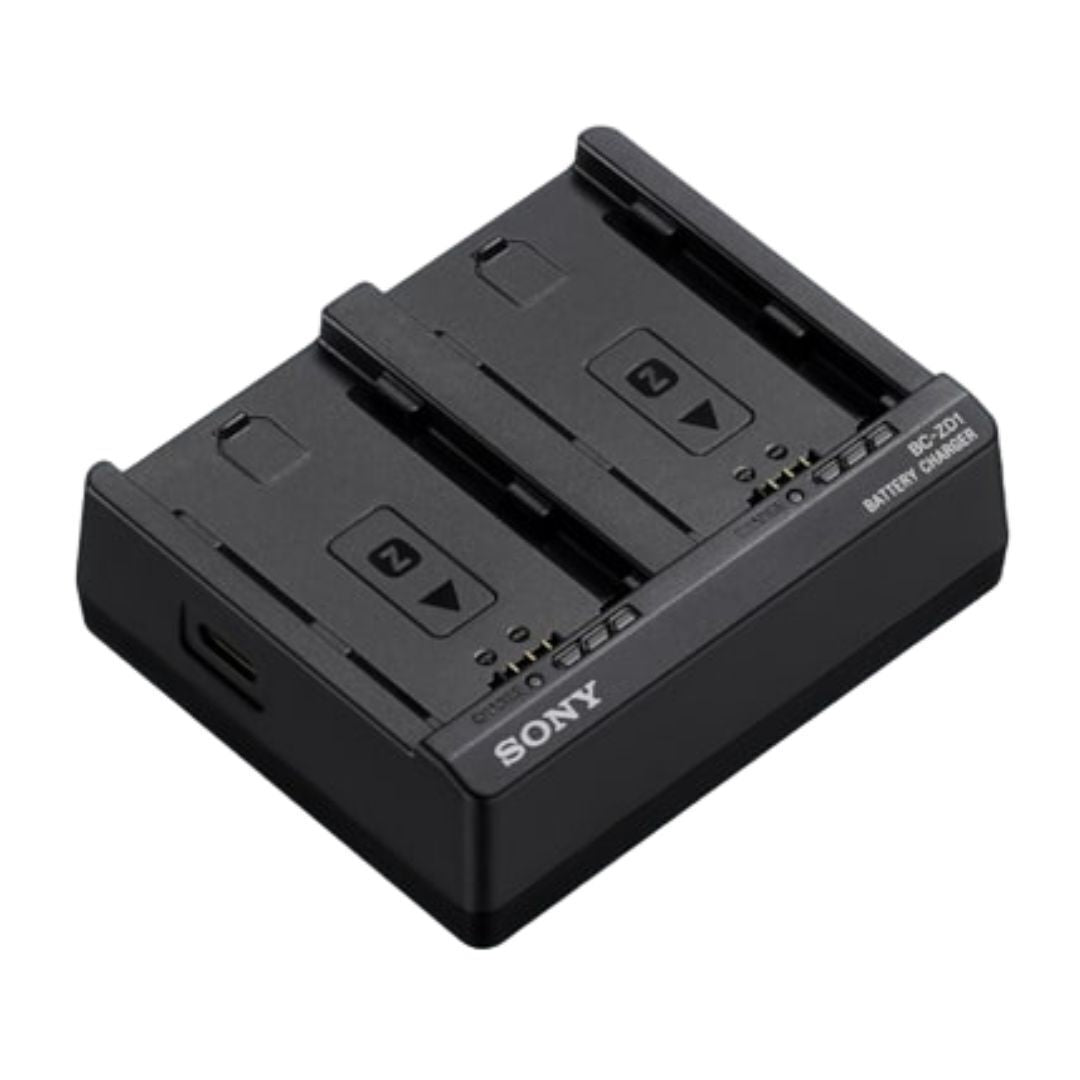 Sony BC-ZD1 Dual Battery Charger for Sony Z Battery Model NP-FZ100 with Rapid Charging (Black)