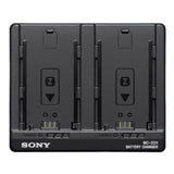 Sony BC-ZD1 Dual Battery Charger for Sony Z Battery Model NP-FZ100 with Rapid Charging (Black)