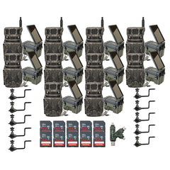 Stealth Cam Revolver 40MP Pro 360-Degree Cellular Trail Camera with Threaded Mount (10-Pack) Bundle