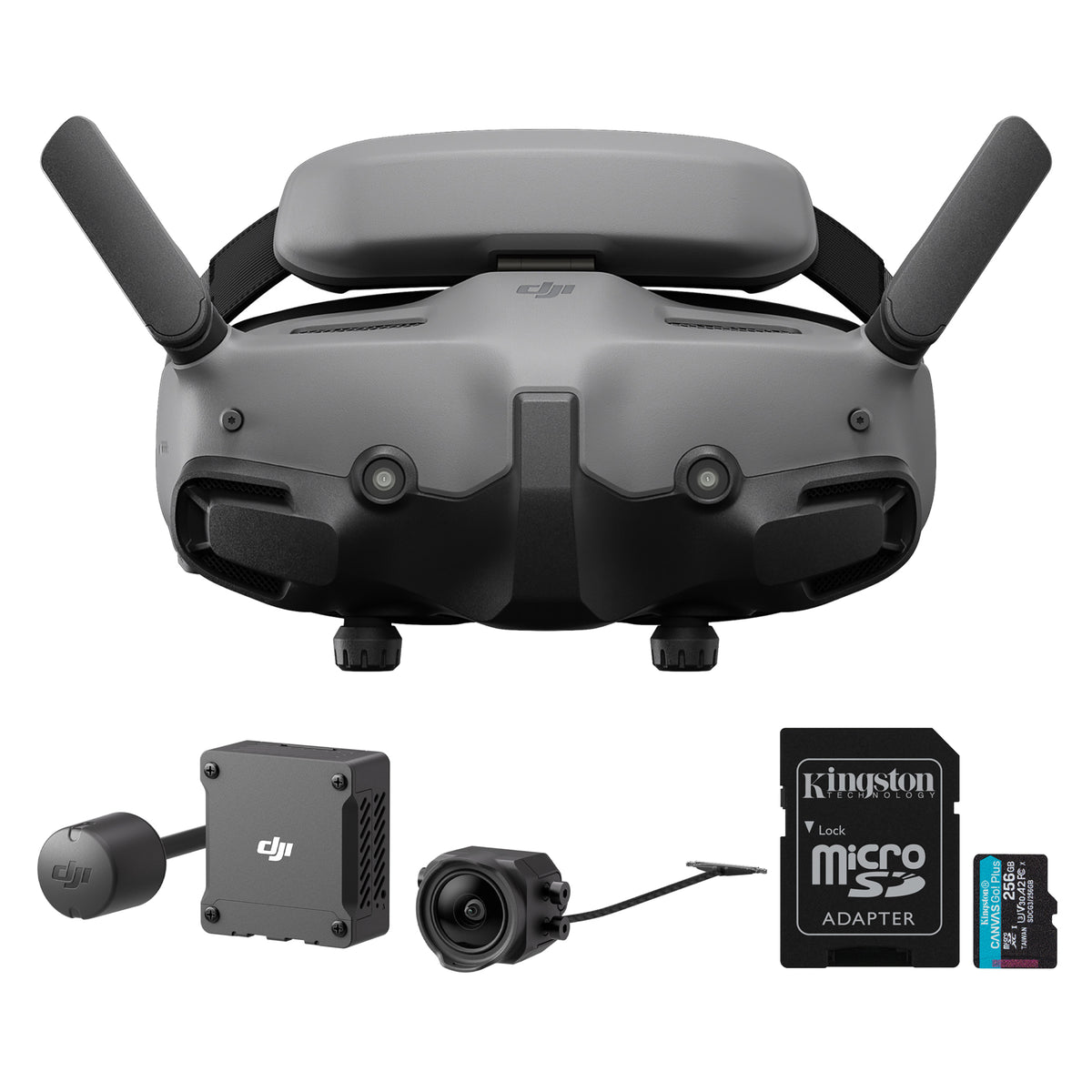 DJI Goggles 3 with O3 Air Unit and  256GB MicroSDXC Memory Card bundle