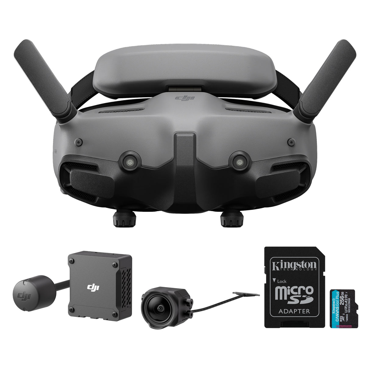 DJI Goggles 3 with O3 Air Unit and  256GB MicroSDXC Memory Card bundle