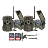 Stealth Cam 36MP Fusion Max Cellular Trail Camera with 80 Feet Detection Range (2-Pack) Bundle