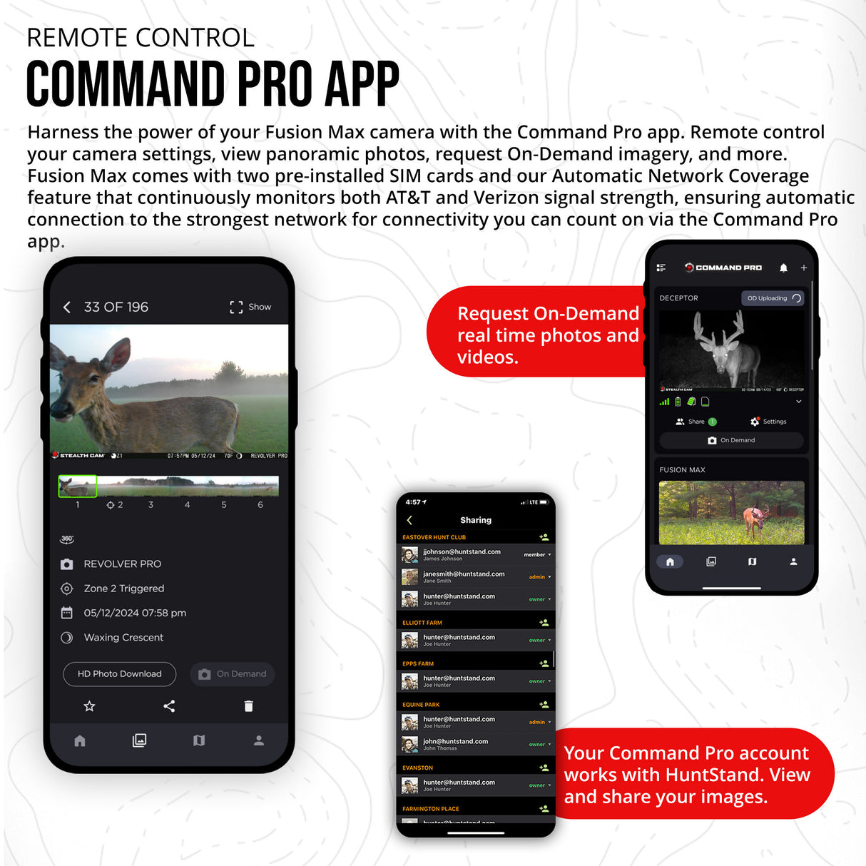 Stealth Cam 36MP Fusion Max Cellular Trail Camera with 80 Feet Detection Range (2-Pack) Bundle