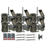 Stealth Cam 36MP Fusion Max Cellular Trail Camera with 80 Feet Detection Range (6-Pack) Bundle