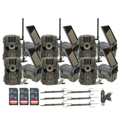 Stealth Cam 36MP Fusion Max Cellular Trail Camera with 80 Feet Detection Range (6-Pack) Bundle