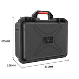 STARTRC Waterproof Carrying Case for DJI Mini 4 Pro and DJI RC 2 Drones with ABS Body (Black-Red)