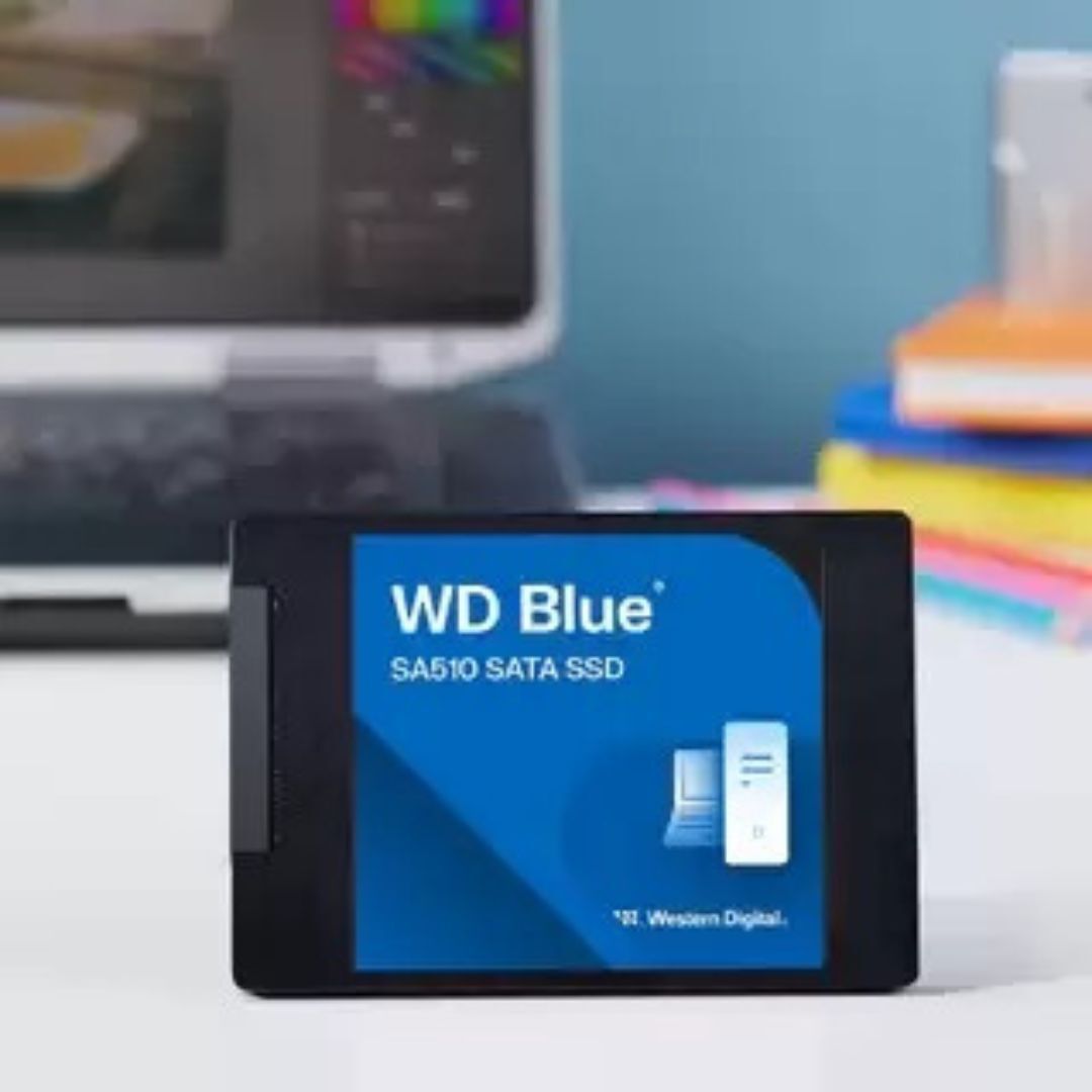 Western Digital Blue SA510 SATA SSD with 560MBPS Sequential Read and 2.5-Inch Cased Body (500GB)