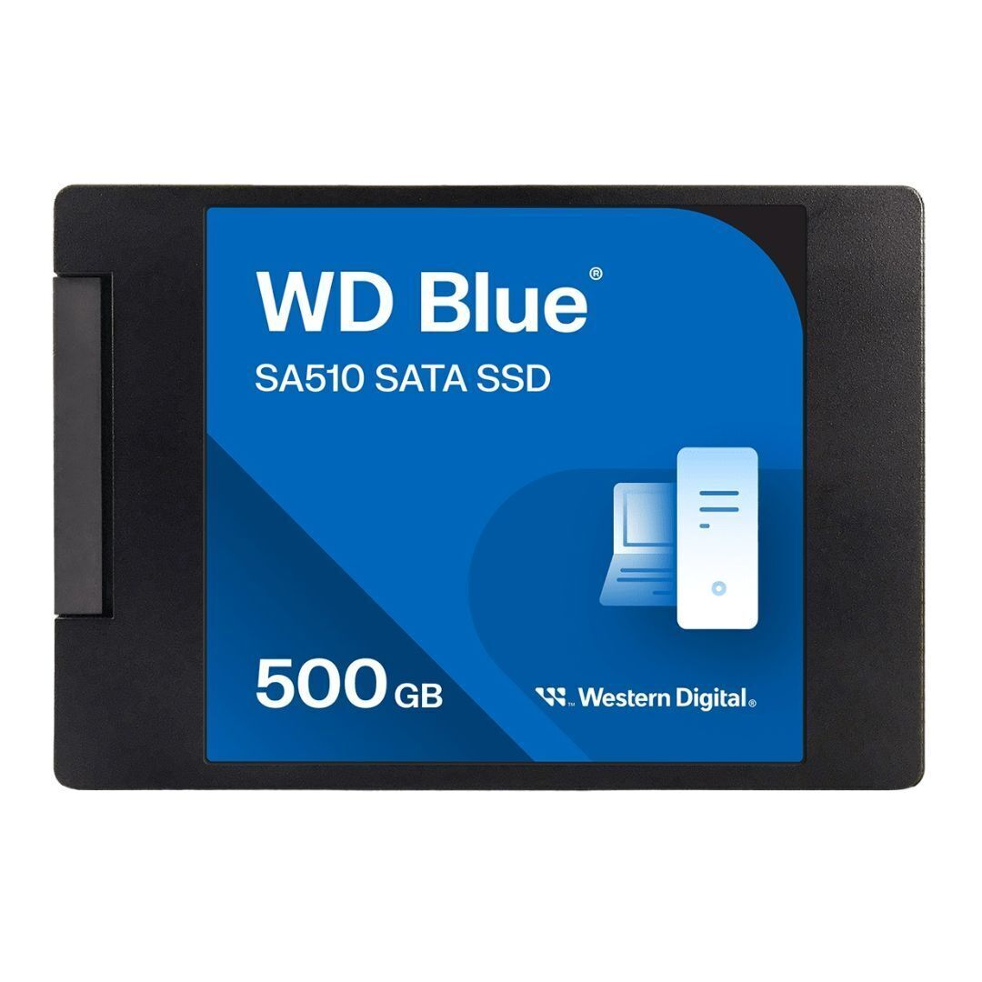 Western Digital Blue SA510 SATA SSD with 560MBPS Sequential Read and 2.5-Inch Cased Body (500GB)
