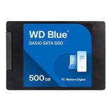 Western Digital Blue SA510 SATA SSD with 560MBPS Sequential Read and 2.5-Inch Cased Body (500GB)