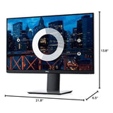 Dell P2219H 21.5-Inch Full HD IPS Display Monitor with USB 3.0 Ports (Black and Silver, Refurbished)
