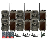 Stealth Cam 36MP Fusion Max Cellular Trail Camera with Lithium Solar Power Panel Bundle (6-Pack)