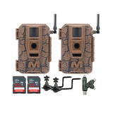 Muddy Mitigator Cellular 24MP Imaging Trail Camera with 0.7 Second Trigger Speed	(2-Pack) Bundle
