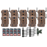 Muddy Mitigator Cellular 24MP Imaging Trail Camera with 0.7 Second Trigger Speed	(10-Pack) Bundle