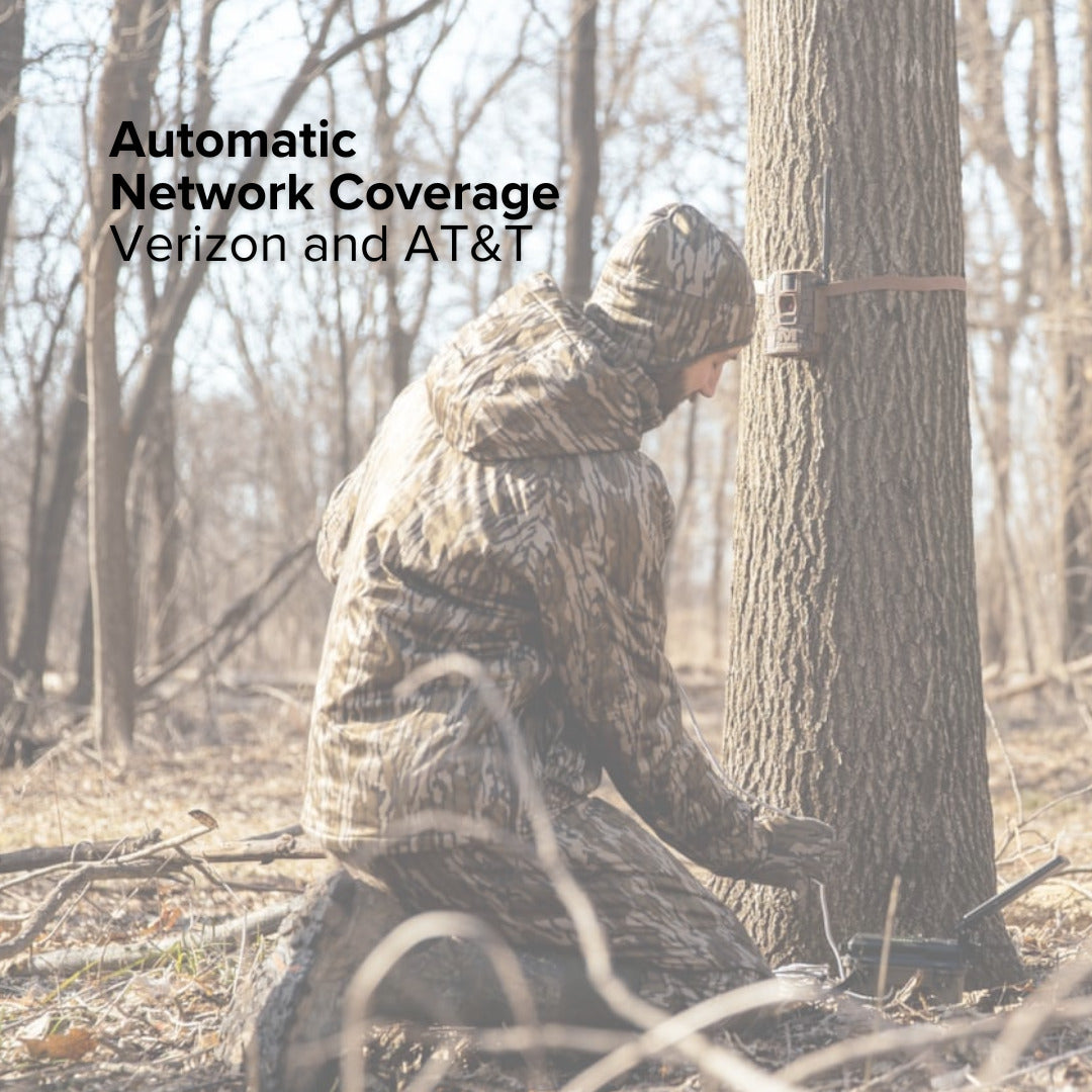 Muddy Mitigator Cellular 24MP Imaging Trail Camera with 80 Feet Detection and Flash Range Bundle