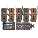 Muddy Mitigator Cellular 24MP Imaging Trail Camera with 80 Feet Detection (10-Pack) Bundle