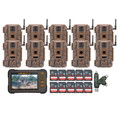 Muddy Mitigator Cellular 24MP Imaging Trail Camera with 80 Feet Detection (10-Pack) Bundle