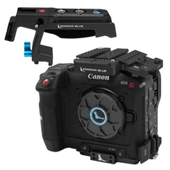 Kondor Blue Canon C70 Modular Design Camera Cage with Top Handle and Mic Mount (Raven Black)