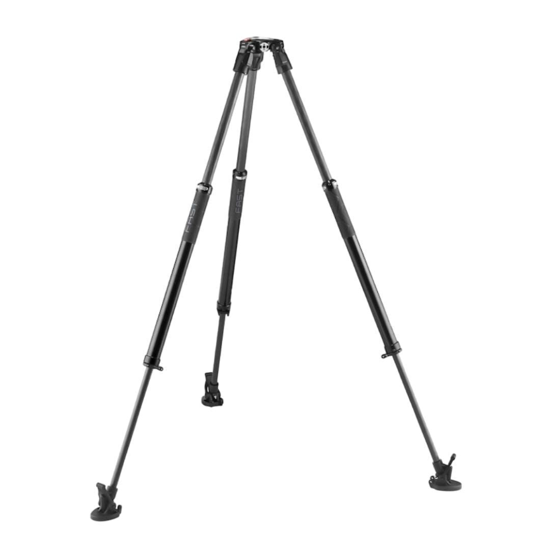 Manfrotto 635 Fast Single Tube Carbon Fiber Tripod Legs with Twist-Lock Technology (Black)