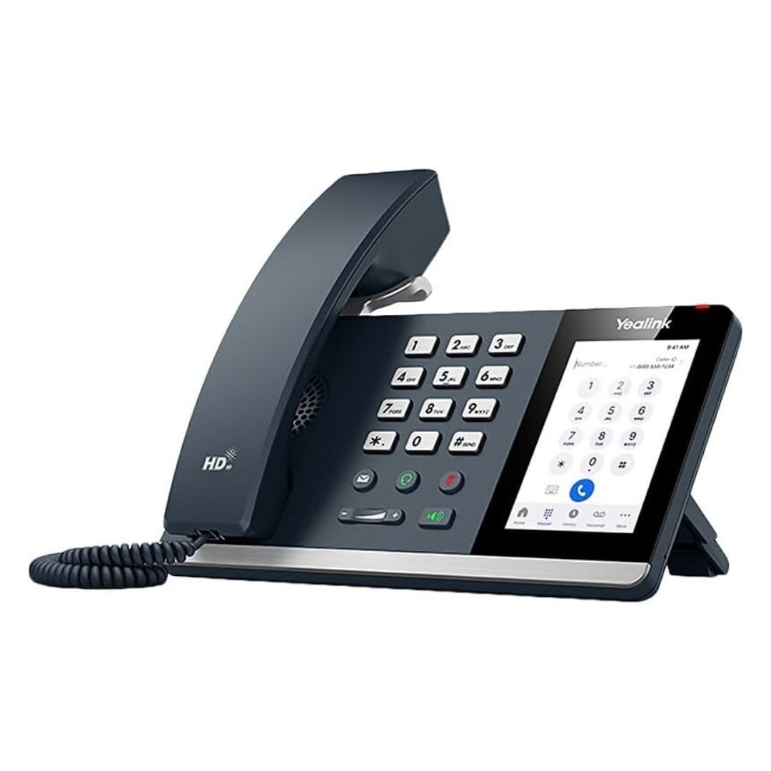Yealink MP54 Zoom-Tailored IP Phone with 4-Inch Touchscreen and Android 9.0 OS (Silver-Black)