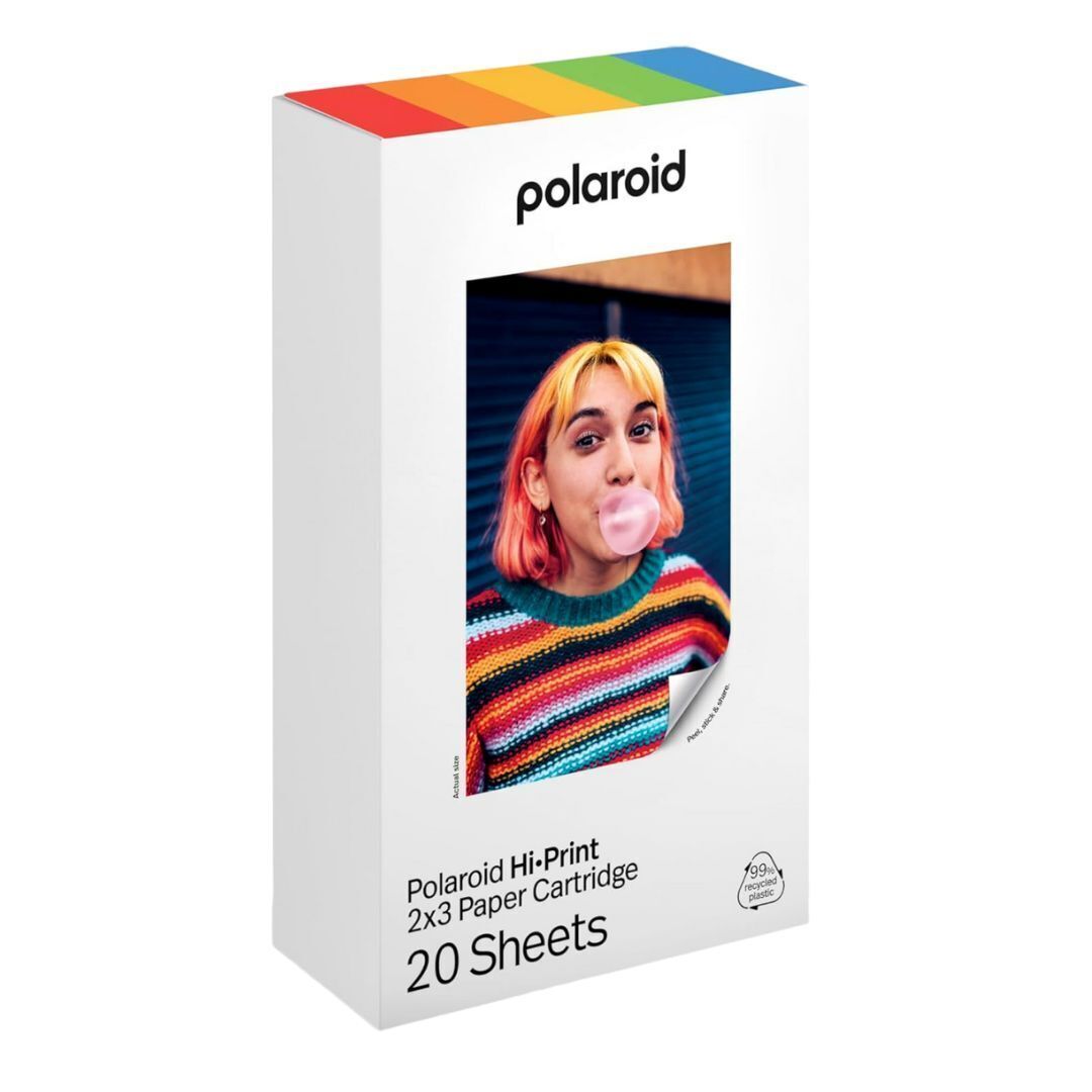 Polaroid Hi-Print 2nd Generation 2x3 Pocket Photo Bluetooth Printer with 40 Sheets (Black)