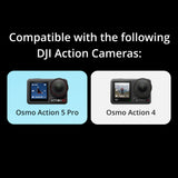 DJI Osmo Action Multifunctional Charging Handle with Protective Camera Lens Silicone Case and Temper