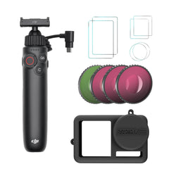 DJI Osmo Action Multifunctional Charging Handle with Filter Set, Silicone Case and Screen Protector