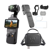 DJI Osmo Pocket 3 with Carry Bag, Hard Case Cover, Magnetic Fill Light, and Temp