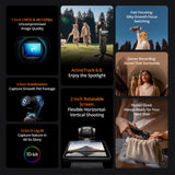 DJI Osmo Pocket 3 with Carry Bag, Hard Case Cover, Magnetic Fill Light, and Temp