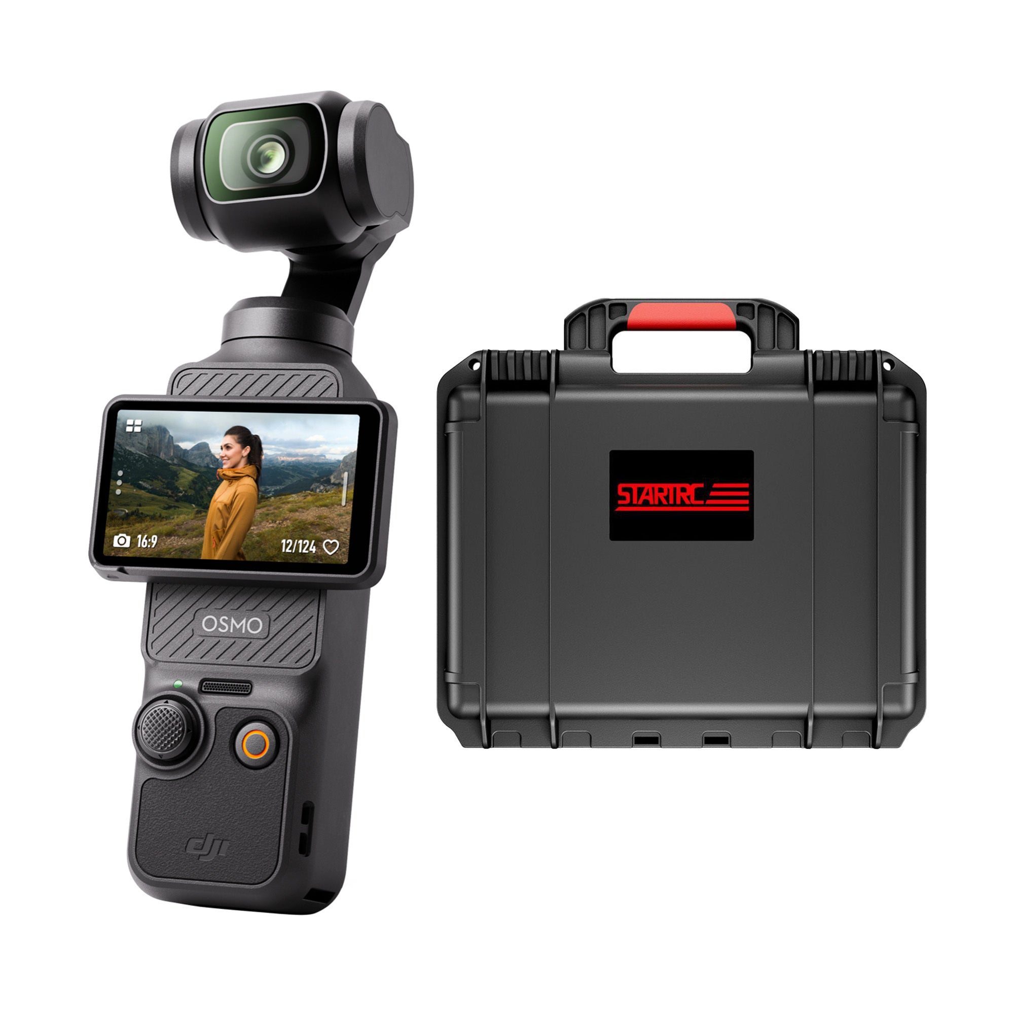 DJI Osmo Pocket 3 with Hard Carry Case for DJI Pocket 3 Bundle