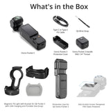 DJI Osmo Pocket 3 with Hard Case Cover, Magnetic Fill-in light, and Tempered Glass Screen Protectors