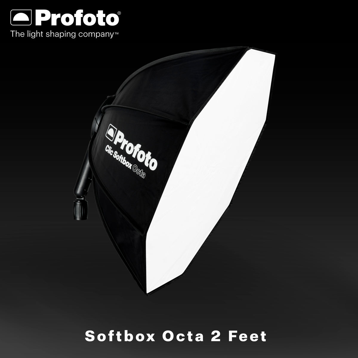 Profoto Clic Softbox Octa 2 Feet for Soft and Flattering Light with Clic Softgrid Octa Bundle