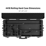 Westcott 4418 Rolling Hard Case for FJ400 2-Light Strobe Kit with Laser-Cut Compartments (Black)