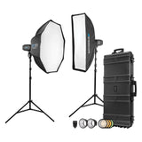 Westcott FJ400 Strobe 2-Light Location Hard Case Kit with FJ-X3 M Universal Wireless Trigger