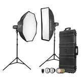 Westcott FJ400 Strobe 2-Light Location Hard Case Kit with FJ-X3 S Wireless Trigger for Sony Cameras
