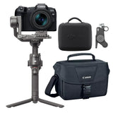 Canon EOS R8 Mirrorless Camera with RF 24-50mm f/4.5-6.3 IS STM Lens and RS 4 Gimbal Bundle