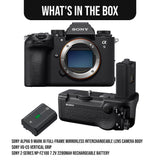 Sony Alpha 9 Mark III Full-Frame Mirrorless Interchangeable Lens Camera Body with Battery Bundle