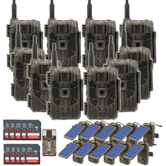 Stealth Cam 40MP Deceptor Max Cellular Trail Camera with 0.4-Second Trigger Speed (10-Pack) Bundle