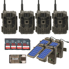 Stealth Cam 40MP Deceptor Max Cellular Trail Camera with 0.4-Second Trigger Speed (4-Pack) Bundle