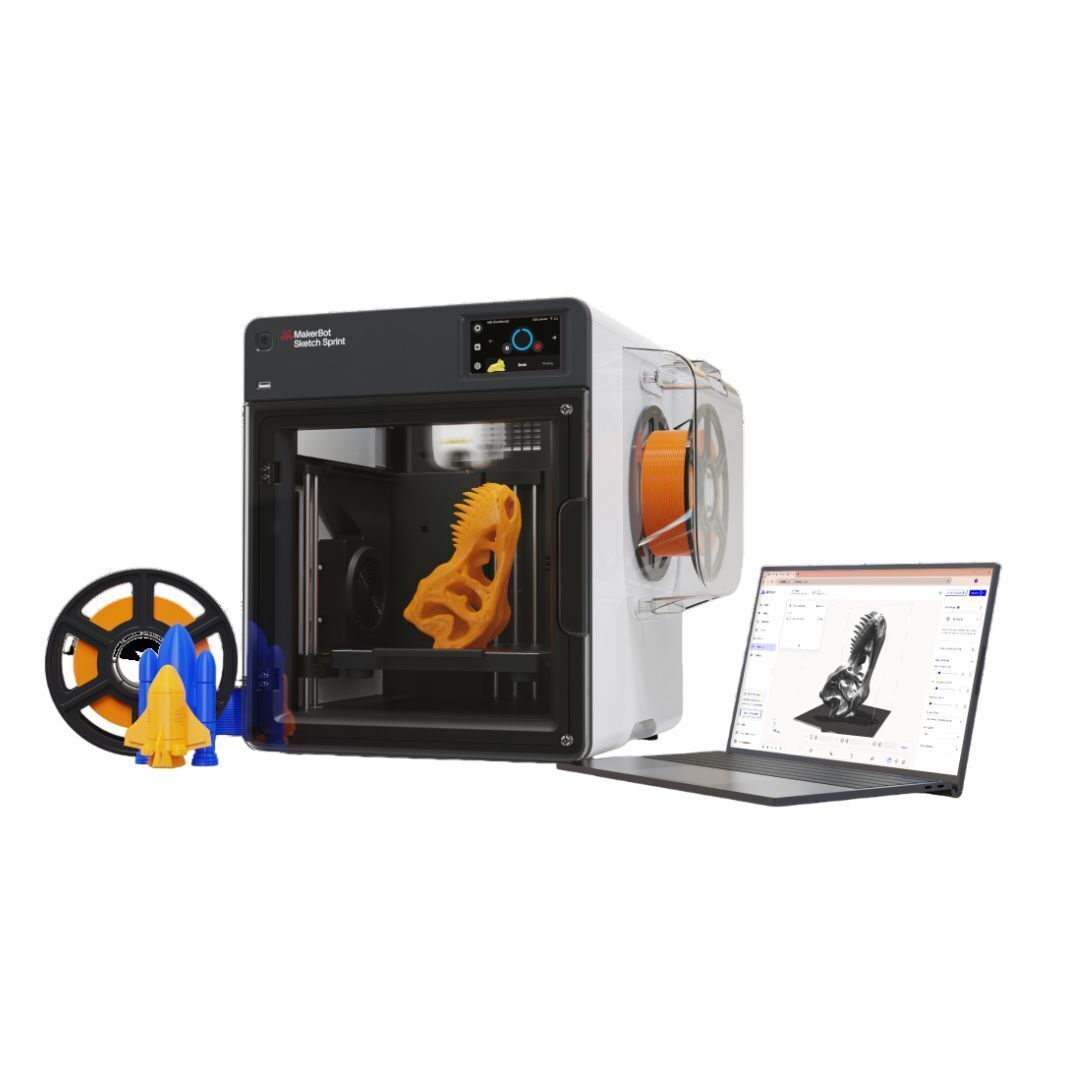 MakerBot Sketch Sprint 3D Printer with UltiMaker Digital Factory Cloud Cura Software