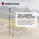 Stealth Cam Trail Camera Mount Stick (6-Pack) with 32GB Ultra Memory Card (12-Pack) Bundle