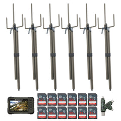 Stealth Cam SD Card Reader and Viewer with 4.3-Inch Touchscreen and Touch Detection (6-Pack) Bundle