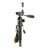 Vanguard Tri-Stand Feet Carbon Fiber Monopod and Ball Head with Smartphone Holder (Black and Gray)