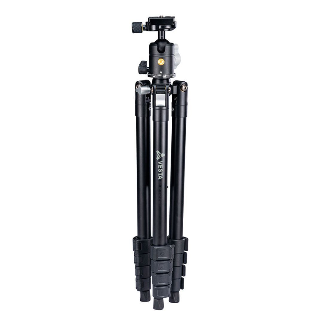 Vanguard Vesta FB 235AB Aluminum Tripod Kit with Quick Flip Leg Locks for Camera Kits (Black)