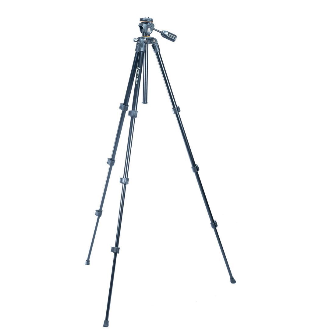Vanguard Vesta 234AP Aluminum 4-Section Tripod Kit with Adjustable Quick Flip Leg Lock and Pan Head